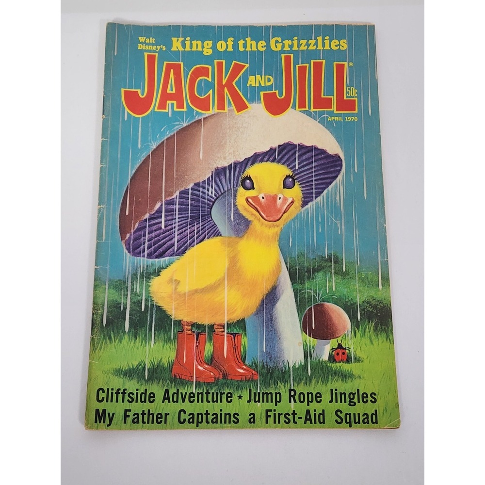 Walt Disney's Jack & Jill King of the Grizzlies Magazine April 1970‎ Vol 32 No 4